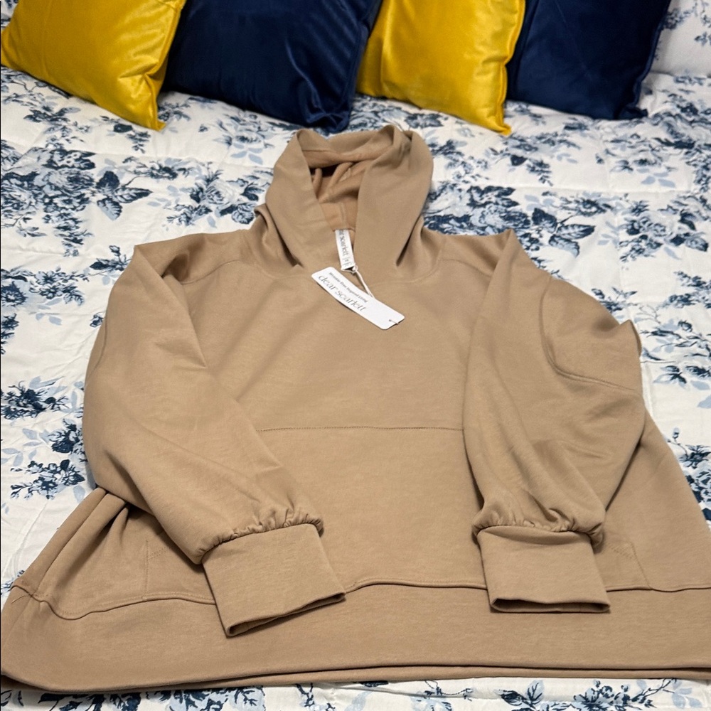 Scarlett Tan Cowl Neck Sweater